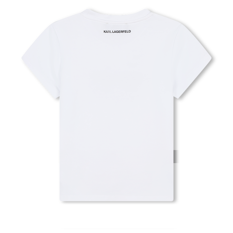T-Shirt mit Sonnenbrillenmotiv KARL LAGERFELD KIDS 
                        M&Auml;DCHEN