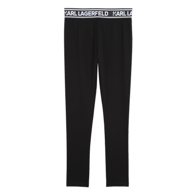 Leggings mit Metallic-Taille KARL LAGERFELD KIDS M&Auml;DCHEN