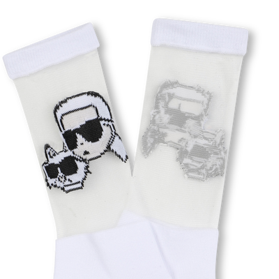 Mittelhohe Socken KARL LAGERFELD KIDS M&Auml;DCHEN
