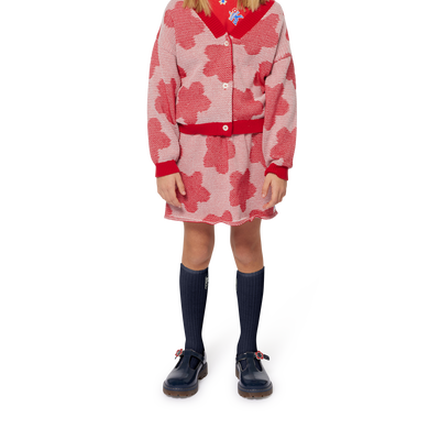 Cardigan mit Blumenmuster KENZO KIDS M&Auml;DCHEN