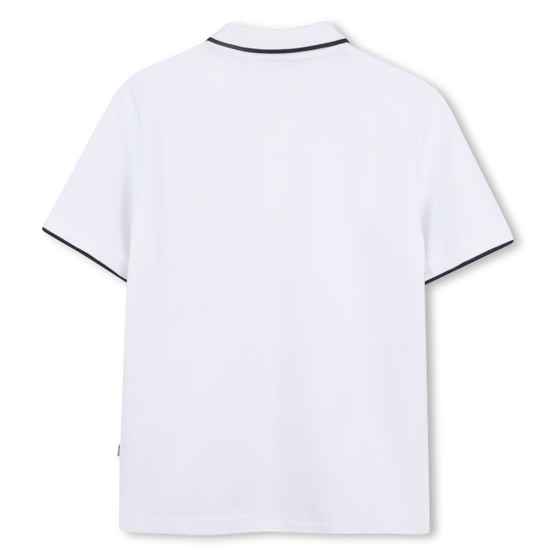Gerades Baumwoll-Poloshirt BOSS 
                        JUNGE