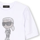 Kurz&auml;rmeliges Kleid KARL LAGERFELD KIDS 
                    M&Auml;DCHEN