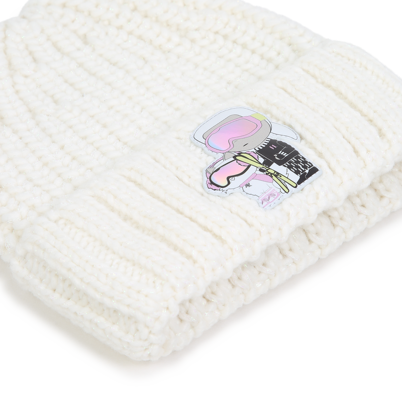 Strickm&uuml;tze KARL LAGERFELD KIDS 
                        M&Auml;DCHEN