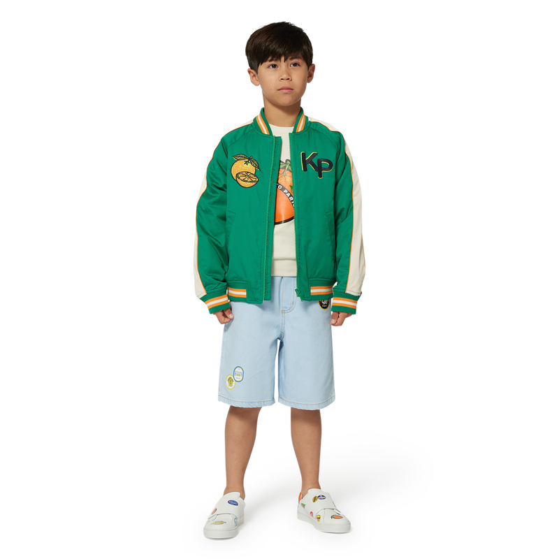 Blouson aus Baumwollsatin KENZO KIDS 
                        JUNGE