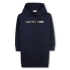 Kapuzenkleid aus Fleece MICHAEL KORS 
                    M&Auml;DCHEN