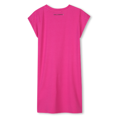 Kurz&auml;rmeliges Kleid KARL LAGERFELD KIDS M&Auml;DCHEN