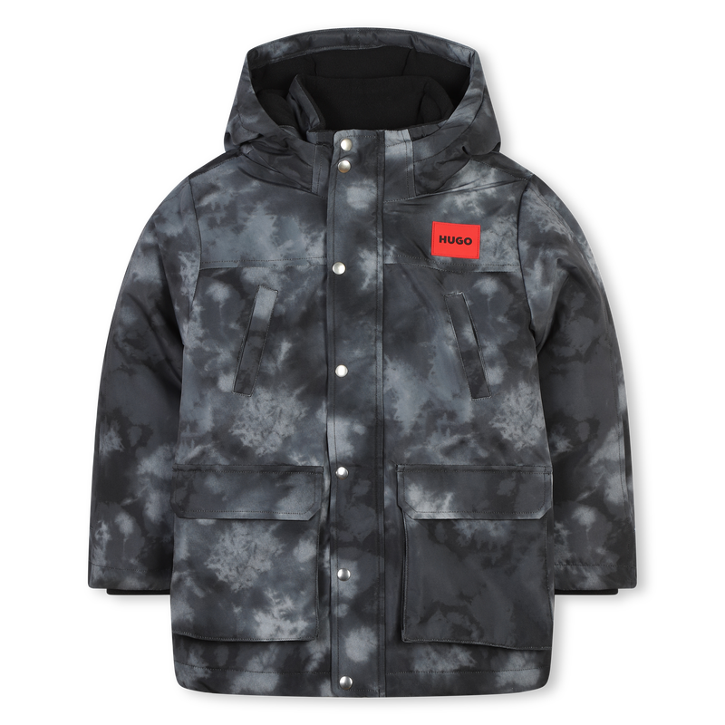 Kapuzen-Parka mit Taschen HUGO 
                        JUNGE