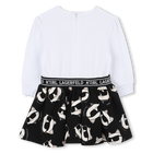 Lang&auml;rmeliges Kleid KARL LAGERFELD KIDS 
                    M&Auml;DCHEN