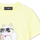 Kurz&auml;rmeliges t-shirt KARL LAGERFELD KIDS 
                    M&Auml;DCHEN