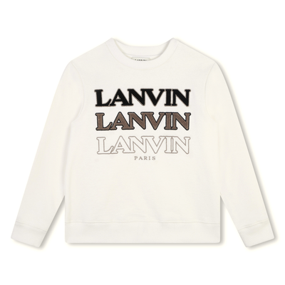 Sweatshirt mit Markenlogo LANVIN JUNGE