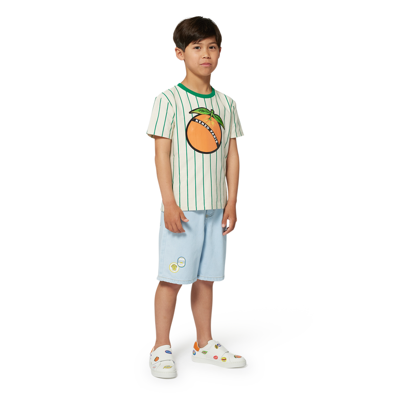 Bestickte Bermudas KENZO KIDS 
                        JUNGE