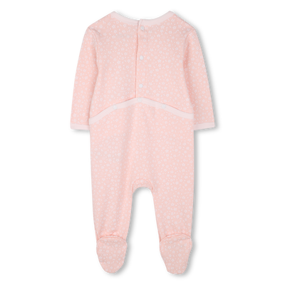 Druckknopfpyjama aus Baumwolle KENZO KIDS M&Auml;DCHEN