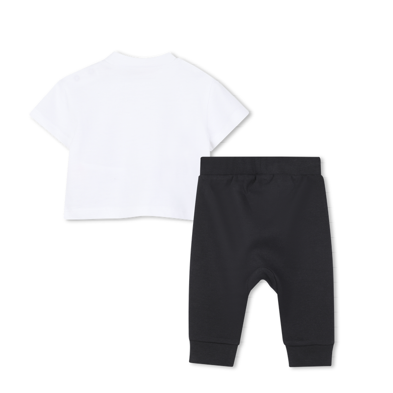 SET AUS T-SHIRT UND HOSE KARL LAGERFELD KIDS 
                        JUNGE