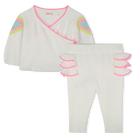 Strick-Ensemble aus Baumwolle BILLIEBLUSH 
                    M&Auml;DCHEN