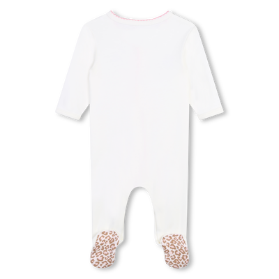 Baumwoll-Pyjama mit Druckknopf KENZO KIDS M&Auml;DCHEN