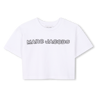 Kurzes T-Shirt mit Strass MARC JACOBS 
                    M&Auml;DCHEN