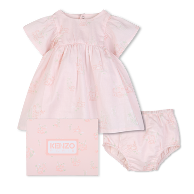 KLEID UND H&Ouml;SCHEN SET KENZO KIDS M&Auml;DCHEN