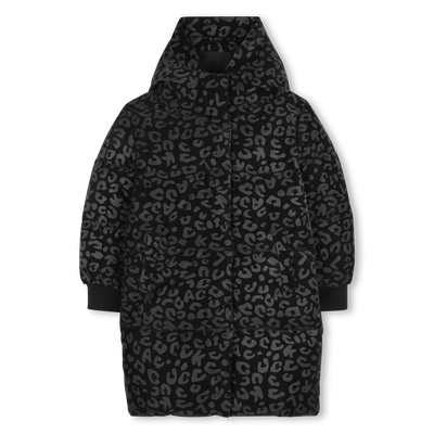 Lange Daunenjacke mit Kapuze KARL LAGERFELD KIDS M&Auml;DCHEN