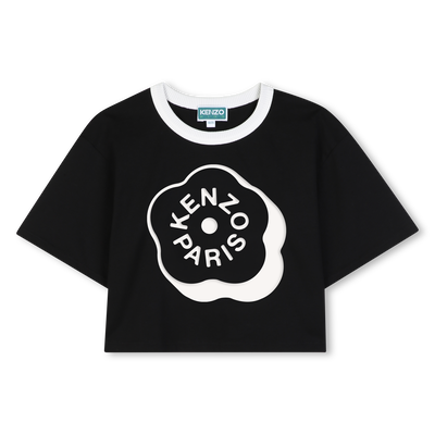 T-Shirt mit kurzen &Auml;rmeln KENZO KIDS M&Auml;DCHEN
