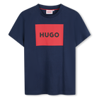 Kurzarm-T-Shirt aus Baumwolle HUGO 
                    JUNGE