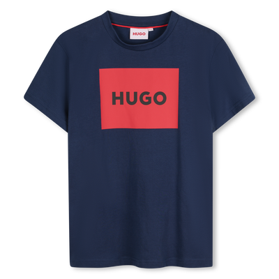 Kurzarm-T-Shirt aus Baumwolle HUGO JUNGE
