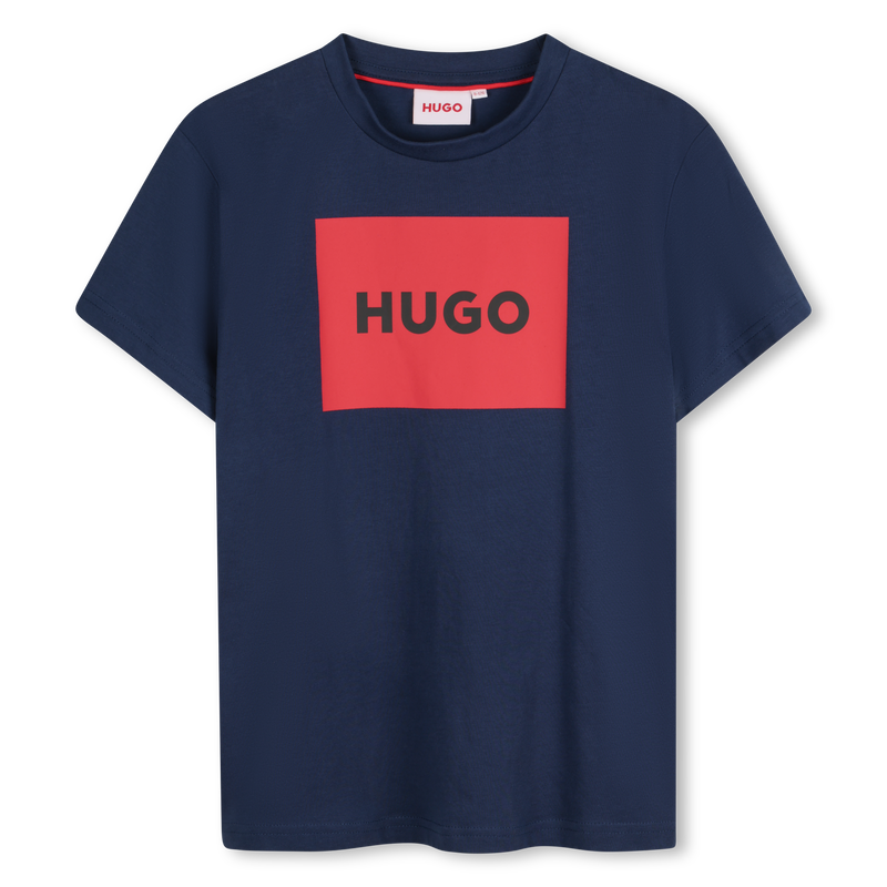 Kurzarm-T-Shirt aus Baumwolle HUGO 
                        JUNGE