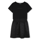 Kurzarmkleid KARL LAGERFELD KIDS 
                    M&Auml;DCHEN