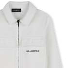 Jeansjacke mit reissverschluss KARL LAGERFELD KIDS 
                    JUNGE