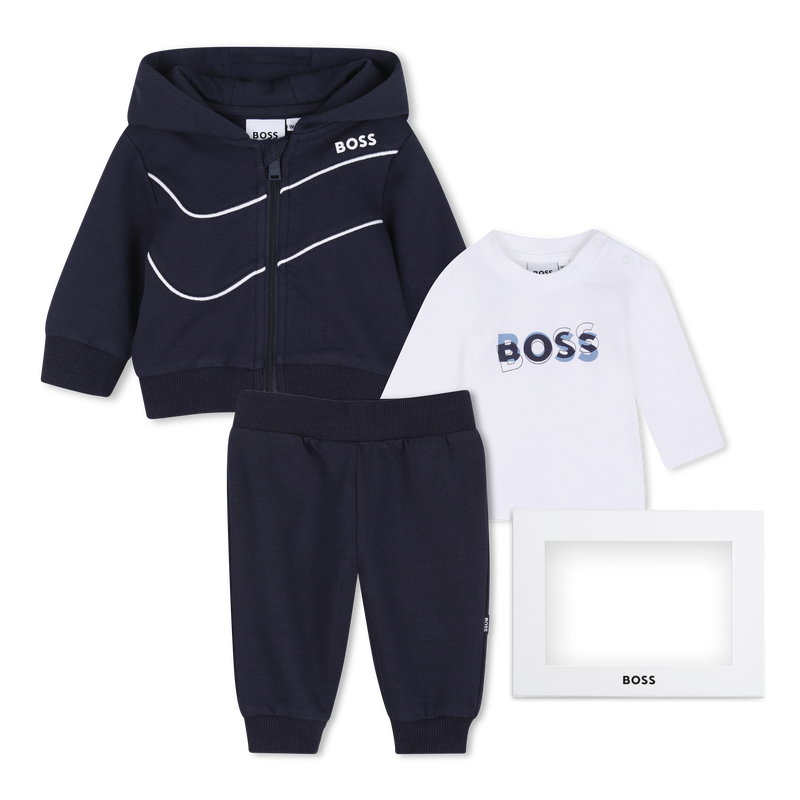 Hose, Cardigan und T-Shirt Set BOSS 
                        JUNGE