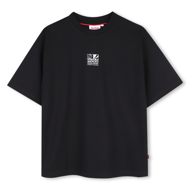 T-Shirt mit kurzen &Auml;rmeln HUGO 
                        JUNGE