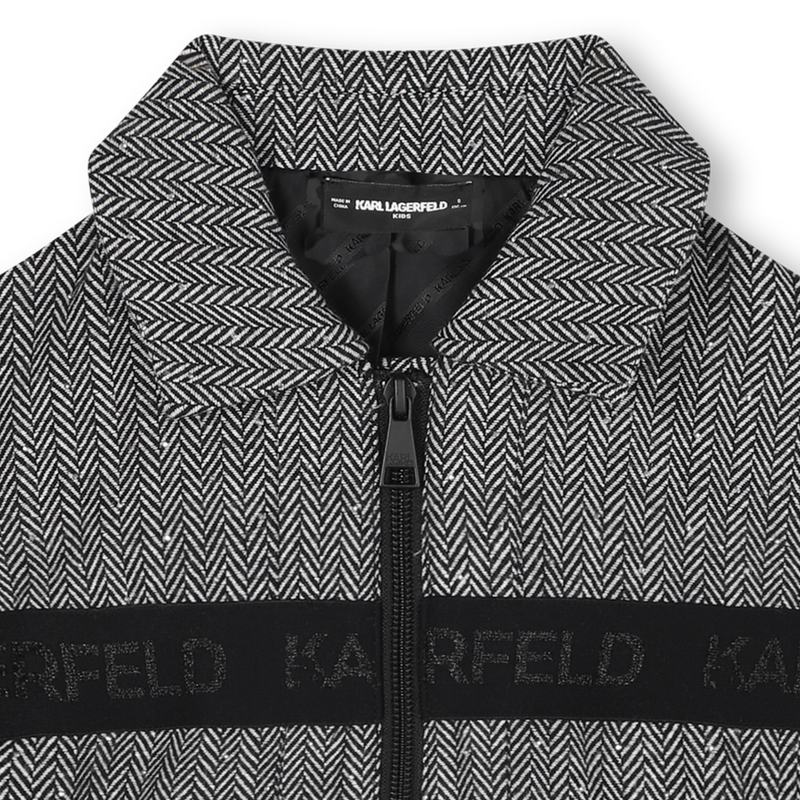Jacke mit Strasssteinen KARL LAGERFELD KIDS 
                        M&Auml;DCHEN