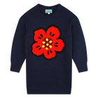 Strickkleid mit Jacquard KENZO KIDS 
                    M&Auml;DCHEN