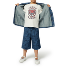 Jeans-Bermudas mit Druck KENZO KIDS 
                    JUNGE