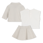 Set aus strickjacke, rock und t-shirt MICHAEL KORS 
                    M&Auml;DCHEN