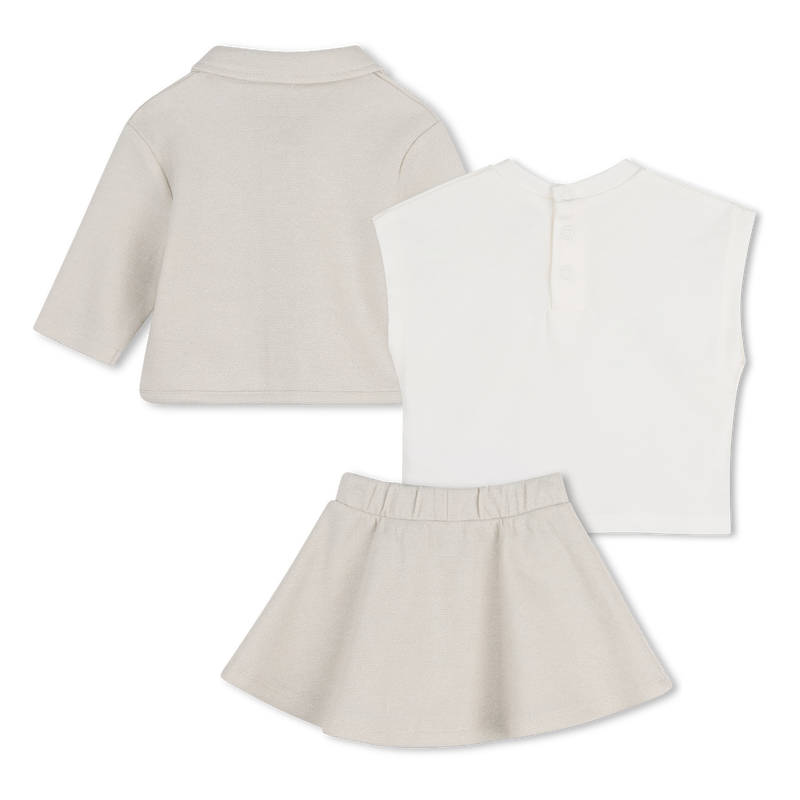 Set aus strickjacke, rock und t-shirt MICHAEL KORS 
                        M&Auml;DCHEN