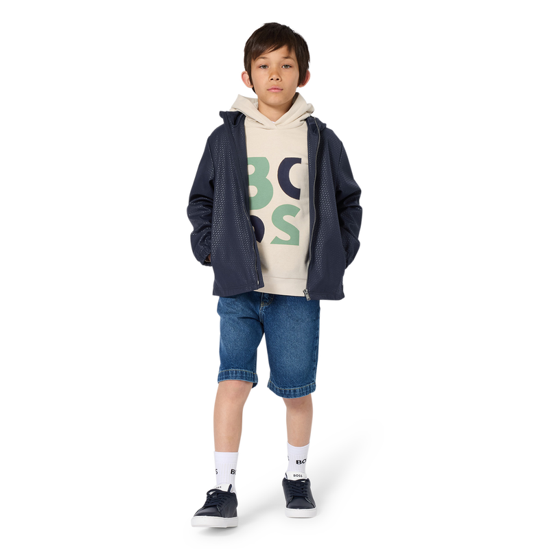 WINDJACKE MIT KAPUZE BOSS 
                        JUNGE