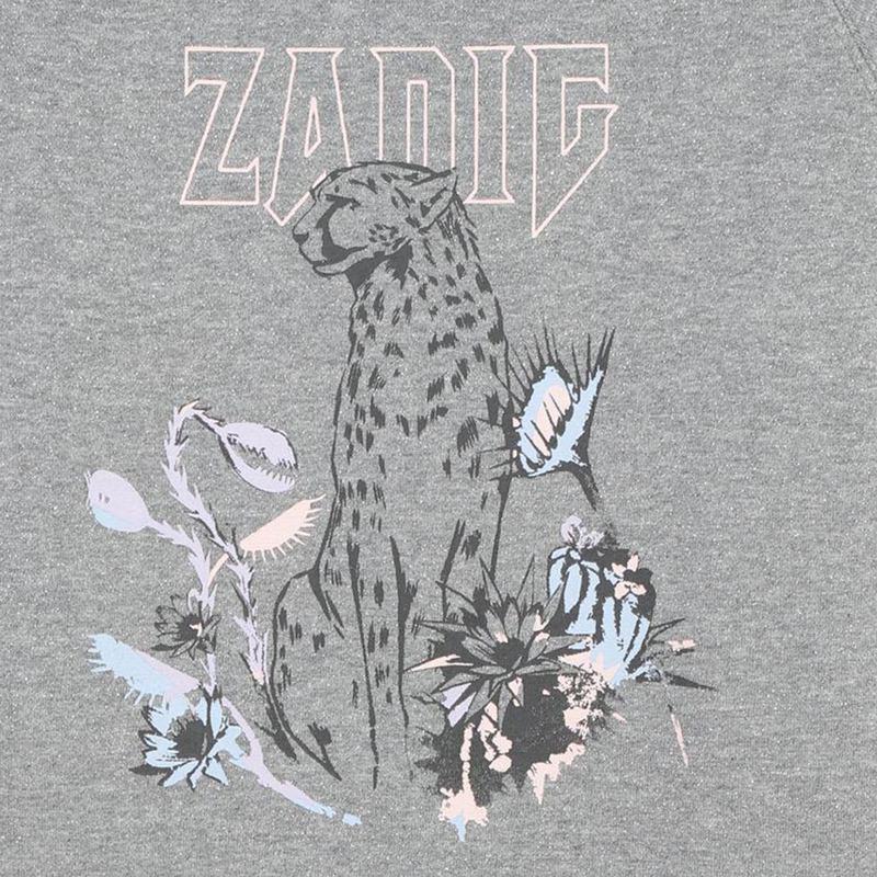 Lang&auml;rmeliges Sweatshirtkleid ZADIG & VOLTAIRE 
                        M&Auml;DCHEN