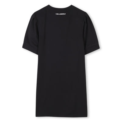 Kurz&auml;rmeliges Kleid KARL LAGERFELD KIDS M&Auml;DCHEN