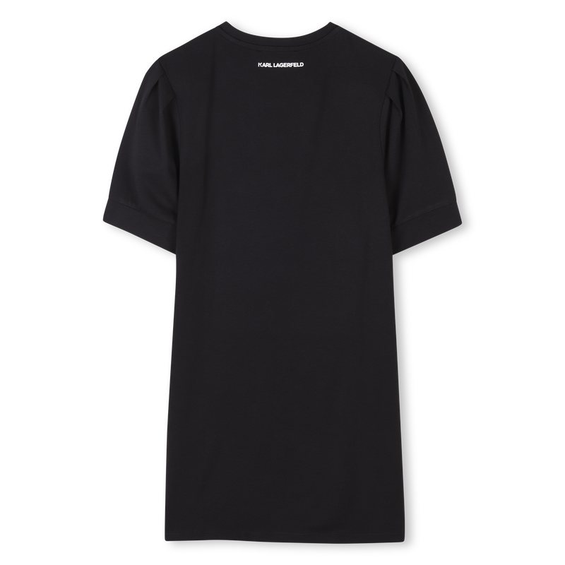 Kurz&auml;rmeliges Kleid KARL LAGERFELD KIDS 
                        M&Auml;DCHEN