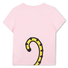 Bedrucktes t-shirt KENZO KIDS 
                    M&Auml;DCHEN