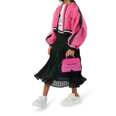 Schimmernder Midi-Plissee-Rock KARL LAGERFELD KIDS M&Auml;DCHEN