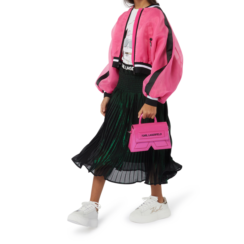 Schimmernder Midi-Plissee-Rock KARL LAGERFELD KIDS 
                        M&Auml;DCHEN