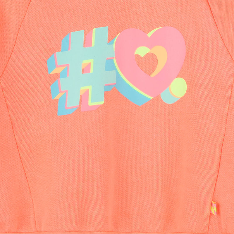 Gef&auml;rbtes Molton-Sweatshirt BILLIEBLUSH 
                        M&Auml;DCHEN