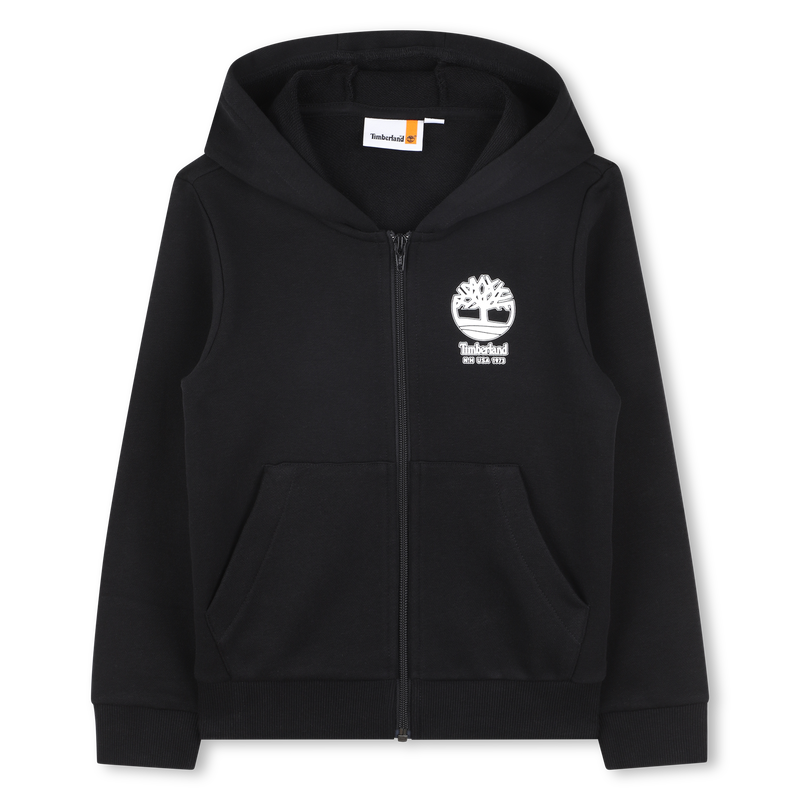 Cardigan mit Kapuze aus Fleece TIMBERLAND 
                        JUNGE