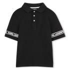 Kurz&auml;rmeliges poloshirt KARL LAGERFELD KIDS 
                    JUNGE