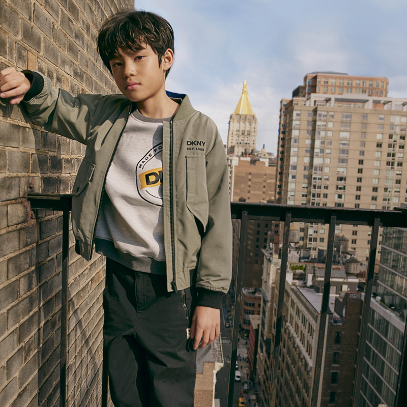 Jacke mit Rei&szlig;verschluss DKNY 
                        JUNGE