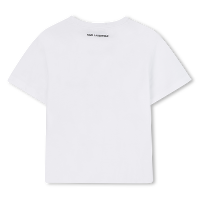 Kurz&auml;rmeliges T-Shirt KARL LAGERFELD KIDS M&Auml;DCHEN