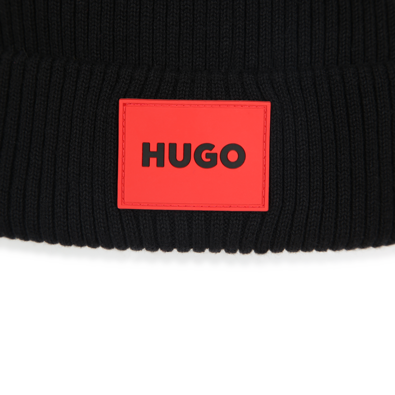 Strickm&uuml;tze aus Baumwolle HUGO 
                        UNISEX