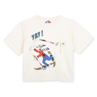 T-Shirt mit kurzen &Auml;rmeln, ELFENBEIN, hi-res