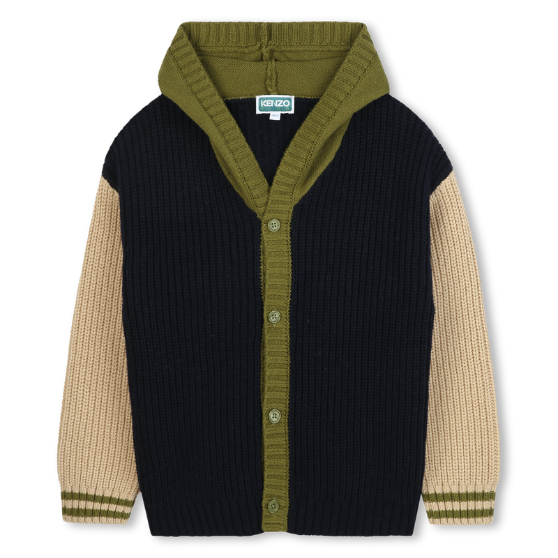 Cardigan aus Strick KENZO KIDS 
                        JUNGE